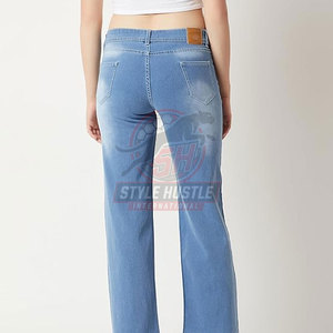 Pantalons décontractés pour femmes de haute qualité, couleur unie, prix bas, jeans pour femmes adultes, best-sellers - Product Image 4