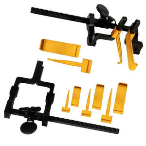 McCulloch Micro Discectomy Lumbar Retractor Instrument Set with 10 Stainless Steel Blades Black & Gold Color By <b>Blush</b> Surgical - Product Image 1