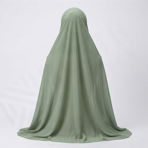 Pañuelo Hijab de Chifón con Estampado Tie Dye de Última Moda para Mujer, Chales Suaves, Transpirables, de Primera Calidad, Elegantes y Estilosos - Product Image 2