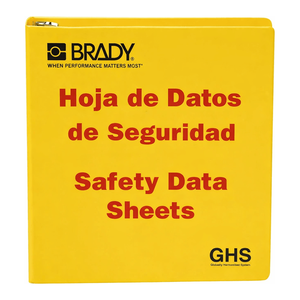 Brady GHS Spanish SDS Binder 1.5-Inch Letter Size PP Ring Binder Korean Made for Chemical Safety Document Storage - Product Image 3