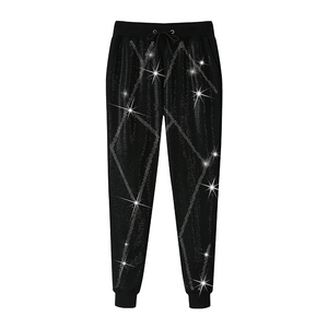 2025 Full Sleeve Zip Up Rhinestone Tracksuit Set Stretchy And Soft Cotton Made Rhinestone Tracksuit Outfit - Product Image 4