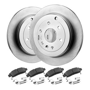 Kit di Riparazione Freni Anteriori e Posteriori Compatibile per Buick Enclave 2008-2017, Chevrolet Traverse 2009-2017, Saturn Outlook 2007-2010 - Product Image 1