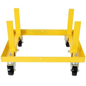 Adjustable 750lbs Rolling <b>Engine</b> <b>Stand</b> with 2pcs Buckle Straps Yellow Self Pick-up Not Supported Auto Repair Tool - Product Image 5