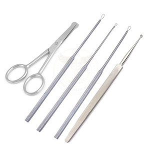 Premium Quality Ear Curettes Stainless Steel ENT Instrument Ear <b>Wax</b> <b>Removal</b> Tools - Product Image 6