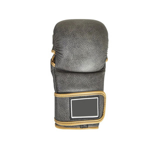 Gants de combat en cuir MMA les plus vendus - Respirants, durables, unisexes, pour l'entraînement et la compétition en arts martiaux, avec fermeture auto-agrippante - Product Image 3