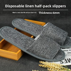 Pantuflas Desechables Suaves y Transpirables de Alta Calidad Personalizadas, Pantuflas para Hoteles y Aerolíneas - Product Image 3