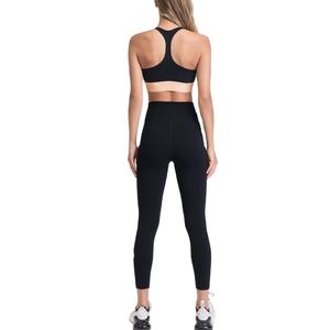 Conjunto de Yoga Elegante para Mujer, Spandex/Poliéster, Sólido, 2 Piezas, Transpirable, Cintura Alta, Sin Mangas, Ropa Deportiva, Conjuntos de Yoga 2026 - Product Image 3