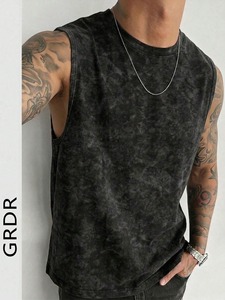 Camisetas sin Mangas de Microfibra y Algodón de Alta Calidad, Transpirables, Tejidas, para Hombre, Ropa Deportiva, para Correr, Absorben el Sudor, Económicas - Product Image 4