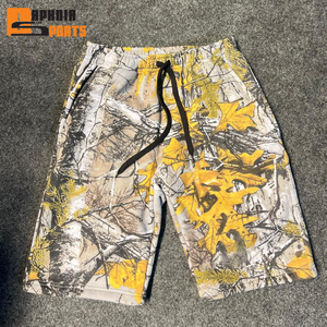 Pantalones Cortos Deportivos Grises para Hombre, al por Mayor, de Alta Calidad, con Cintura Elástica, Casuales, Transpirables, de Secado Rápido, 100% Algodón Felpa, para Gimnasio - Product Image 1