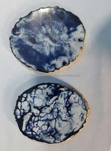 Posavasos Redondos de Madera Hechos a Mano, Ecológicos, de Lujo, con Color Personalizado, Resina Epoxi, Venta al por Mayor, Alfombrillas, Tamaños Personalizados, India - Product Image 5