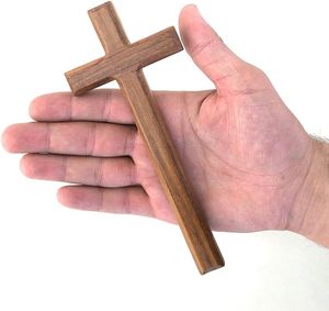Escultura de Cruz de Madera para Pared, Arte Religioso Rústico, Decoración Lavable para el Hogar, para Sala de Estar, Navidad, Nacimiento de Bebés, Año Nuevo y Otras Ocasiones - Product Image 3