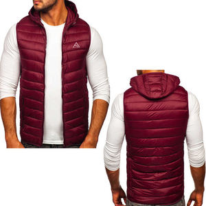 Chaleco para Hombre, Chaqueta sin Mangas con Logotipo Personalizado, Diseño OEM, Material Transpirable, Servicio al por Mayor - Product Image 2