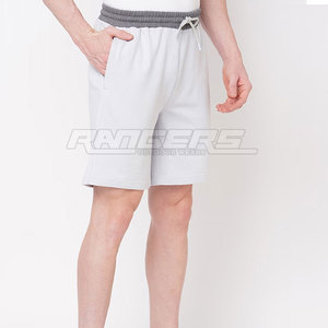 <b>Mens</b> <b>White</b> Quick Dry <b>Shorts</b> Mid Waist Drawstring Side Pockets Casual Sport Activewear Lightweight Breathable Running <b>Shorts</b> - Product Image 3