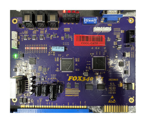 Cool Catz Pot Gold Fox 340 V1 5 lignes Machine de jeu d'arcade Coin Pusher Carte de jeu Pog Wms550 Personnalisable JAMMA - Product Image 1