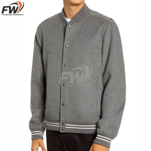 Chaquetas de Béisbol Personalizadas de Algodón y Felpa, Chaquetas Varsity Personalizadas, Chaquetas Letterman, Chaquetas de Lana y Cuero - Product Image 1