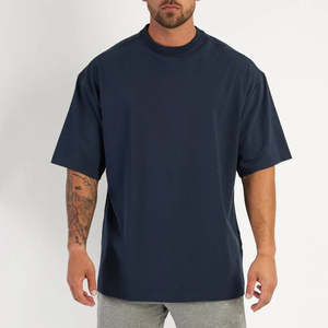 T-shirt décontracté pour homme Represent, coupe oversize, manches courtes, col rond, couleur unie, en jersey tricoté respirant en coton, avec logo frontal - Product Image 5