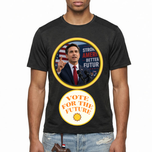 Camiseta Promocional Personalizada de Fábrica al por Mayor para Campañas Electorales y Eventos, Camiseta Publicitaria para Votaciones en Estados Unidos y Canadá - Product Image 2