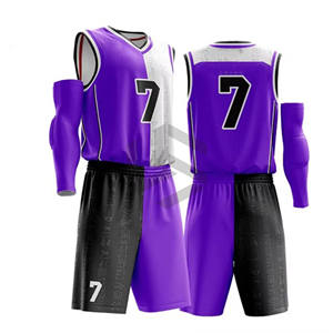 Conjunto de Uniforme de Baloncesto Morado Personalizado de Alta Calidad, Sublimado, Malla sin Mangas, Nombre del Equipo 00, Unisex Adulto, Todas las Temporadas, Corte Atlético - Product Image 2