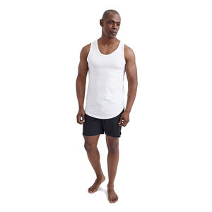 Camiseta Deportiva sin Mangas con Logotipo Personalizado, Chaleco Deportivo para Correr y Hacer Ejercicio Muscular, Transpirable, de Secado Rápido, Spandex/Algodón para Hombre - Product Image 2