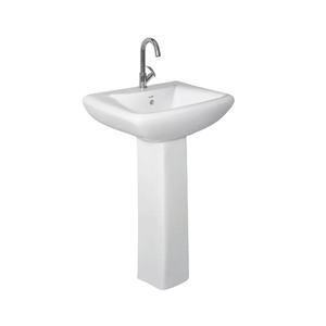 Levate Room our athroom with High-uality Hite Ceramic ananiary are Ash asasin asedestal-rder ow - Product Image 1