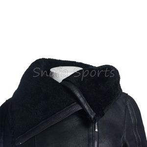 Chaqueta de cuero informal para mujer, transpirable, antiarrugas, impermeable, en venta. - Product Image 3