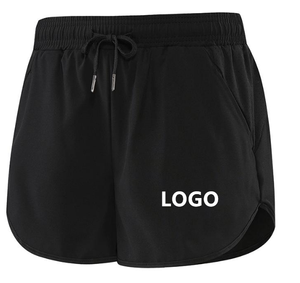 Quick Dry 2 in 1 Running Shorts for Women Drawstring Workout Shorts Double <b>Layer</b> Sports Gym Athletic Yoga Shorts with Pockets - Product Image 1