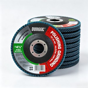 Toptan Parlatma Düz Zımpara Diski Açılı Taşlama Makinesi için Aşındırıcı Aletler 40-120 #   Seramik/Alümina Flap Disk - Product Image 4