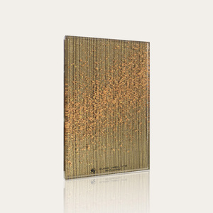 Horno templado arquitectónico a medida formado antiguo laminado teñido exterior vidrio de arte antiguo para uso doméstico - Product Image 3