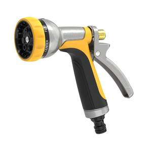 Jet Hose Nozzle Zinc Alloy Metal Heavy Duty Rear Trigger 60PSI for Garden Watering Patio Cleaning - Product Image 1
