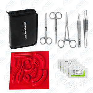 Kit de Práctica de Sutura para Estudiantes de Medicina, Simulación de Cuidado Humano, Kit de Sutura de Piel, Kit de Entrenamiento de Instrumentos Médicos, Kit Completo - Product Image 6