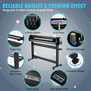 Plotter taglierina in vinile con velocità regolabile da 53 pollici con Software SignMaster/stampante in vinile USB per la creazione di insegne in vinile - Product Image 5