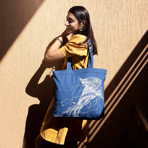 Stylish Printed Cotton Canvas Shopping <b>Tote</b> Secure <b>Zip</b> Top Lightweight Reusable Handbag Women Stores Eco Friendly Durable - Product Image 3