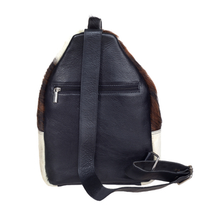 Fur Hair on Spotted Leather Vintage New Arrival Bag Backpack Rucksack OEM ODM Men's <b>Laptop</b> <b>Sleeve</b> Cover Multipurpose Customized - Product Image 2