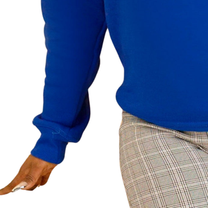 Sweat-shirt en chenille Zeta Phi Beta pour femme, bleu, avec inscription Zeta, lettres grecques, pull décontracté de la sororité, haut brodé - Product Image 4