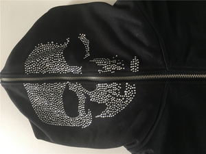 Sudadera con Capucha Extra Grande para Hombre, Estilo 2026, con Cierre, 100% Algodón, Diseño Sólido, para Invierno, Personalizable para Venta en Línea - Product Image 3