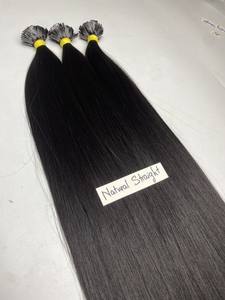 Extensiones de cabello humano vietnamita natural recto 100% de punta plana de calidad superior al por mayor - Product Image 5