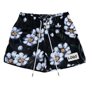 Vente en gros de shorts en polyester entièrement personnalisables pour le basket-ball football design personnalisé par sublimation marques de vêtements de sport à cordon - Product Image 1