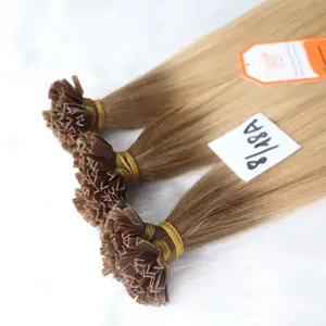 Nieuw Binnen 100% Vietnamees Menselijk Haar V-Tip Keratine Hair Extensions Lichtkleur Blonde Mode Rauw Maagdelijk Haar