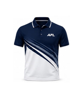 Camiseta Polo Deportiva AFL, Uniforme Personalizado para Equipos de Fútbol Australiano, Logotipo Personalizado, Ropa Deportiva al por Mayor, Proveedor OEM - Product Image 2