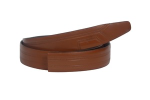 New Black Brown <b>Cow</b> Hide Casual Durable & Waterproof Alloy Buckle Pin Belt for Men - Product Image 4