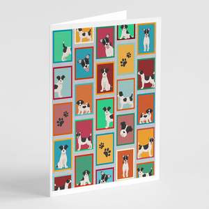 Whimsical A7 Tamaño 5x7 Jack Russell Terrier Tarjetas de notas en blanco Paquete de 8 sobres-Muchas tarjetas de felicitación - Product Image 1
