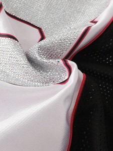 Maillot de football américain personnalisé 2026 pour femme, en maille avec strass thermocollants, col en V, style streetwear vintage, vente en gros, usine OEM - Product Image 3