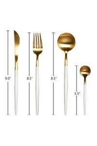 Cubiertos brillantes de estilo árabe diseñados para una gran comodidad de lujo, belleza radiante, elegancia y entretenimiento de élite. - Product Image 3