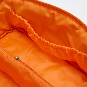 Sac à cosmétiques personnalisé de couleur personnalisée, en nylon, résistant à l'eau, fermeture éclair légère, durable, portable, pliable, de taille moyenne - Product Image 4