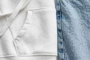 <b>Women's</b> Regular Fit Solid Breathable Casual Long Sleeve Hip Length Cotton <b>Fleece</b> Pullover Hooded Zipper Closure Anti-Pilling - Product Image 4
