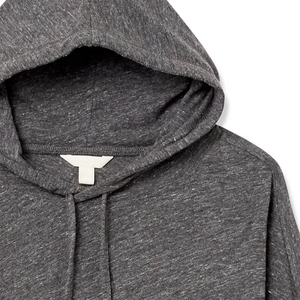 Sweat à capuche unisexe personnalisé en coton vintage léger, fin, en molleton, brodé, à séchage rapide, avec poches, vente en gros - Product Image 5