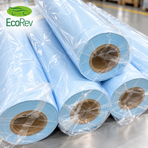 Papier pour traceur CAO EcoRev ECO39 80 g/m² double face bleu biodégradable recyclable en pâte de bois pour dessins architecturaux - Product Image 4