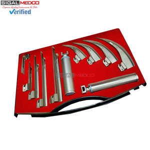 High Quality Stainless Steel Manual Laryngoscope Set CE Certified Accurate Diagnosis Throat Conditions Durable Medical Surgical - Product Image 2