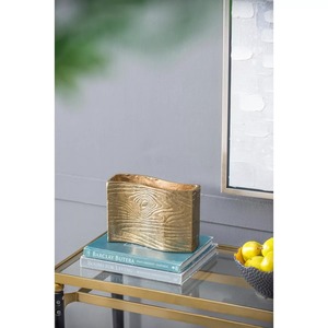Atelier Rustic <b>Bronze</b> Tabletop <b>Vase</b> Handmade 9.8 in Length 6.9 in Height 3.7 in Width - Product Image 6