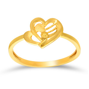 Exquisito Anillo de Oro con Corazón, Anillo de Oro de Lujo con Doble Corazón para Mujer, Anillo Ajustable con Forma de Corazón Romántico, Anillo de Moda - Product Image 1